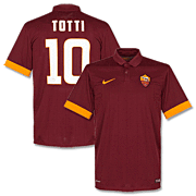Totti<br>AS Roma Home Shirt<br>2014 - 2015