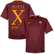 Maillot Totti<br>AS Rome Domicile<br>2016 - 2017
