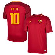 Totti<br>AS Roma Thuis Voetbalshirt<br>2017 - 2018