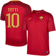 Totti<br>AS Roma Thuis Voetbalshirt<br>2017 - 2018