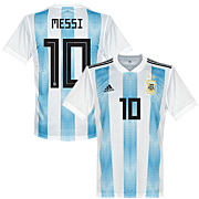 Lionel Messi<br>Argentina Home Shirt<br>2018 - 2019
