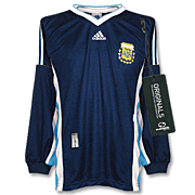 Argentina<br>Camiseta Visitante<br>1998 - 1999