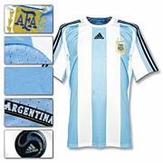 Argentina<br>Home Shirt<br>2007 - 2008