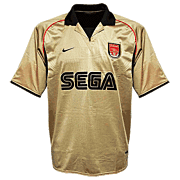 Arsenal<br>Camiseta Visitante<br>2001 - 2002