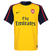 Arsenal<br>Camiseta Visitante<br>2008 - 2009