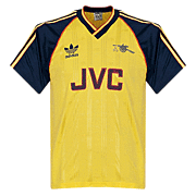 Arsenal<br>Away Shirt<br>1988 - 1989