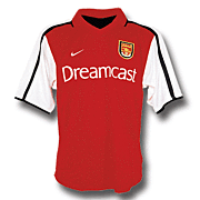 Arsenal<br>Camiseta Local<br>2000 - 2001
