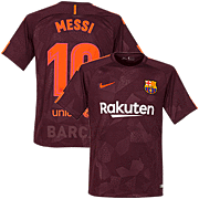Lionel Messi<br>Barcelona 3rd Shirt<br>2017 - 2018