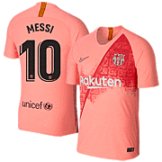 Lionel Messi<br>Barcelona 3e Voetbalshirt<br>2018 - 2019