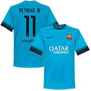 Neymar<br>Barcelona 3e Voetbalshirt<br>2015 - 2016