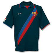 Barcelona<br>Uit Voetbalshirt<br>2002 - 2003