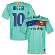 Lionel Messi<br>Barcelona Uit Voetbalshirt<br>2010 - 2011