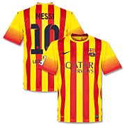 Lionel Messi<br>Barcelona Away Jersey<br>2013 - 2014