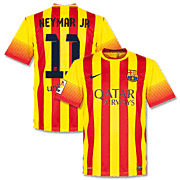 Neymar<br>Barcelona Uit Voetbalshirt<br>2013 - 2014