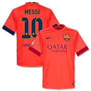 Lionel Messi<br>Barcelona Away Shirt<br>2014 - 2015