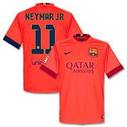 Neymar<br>Barcelona Away Jersey<br>2014 - 2015