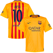 Lionel Messi<br>Barcelona Uit Voetbalshirt<br>2015 - 2016