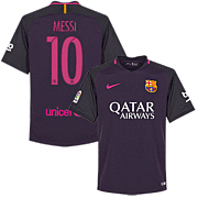 Lionel Messi<br>Barcelona Uit Voetbalshirt<br>2016 - 2017