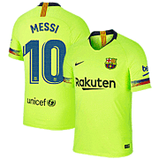 Lionel Messi<br>Barcelona Away Jersey<br>2018 - 2019