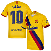 Lionel Messi<br>Barcelona Uit Voetbalshirt<br>2019 - 2020