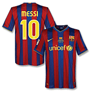 Lionel Messi<br>Barcelona Home Shirt<br>2009 - 2010