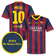Lionel Messi<br>Barcelona Home Jersey<br>2013 - 2014