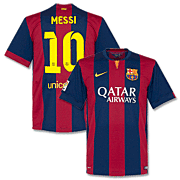 Maillot Lionel Messi<br>Barcelona Domicile<br>2014 - 2015