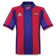 Barcelona<br>Home Shirt<br>1996 - 1997