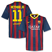 Maillot Neymar<br>Barcelona Domicile<br>2013 - 2014