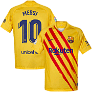 Lionel Messi<br>Barcelona 4e Voetbalshirt<br>2019 - 2020