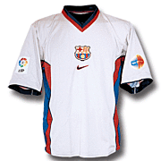 Barcelona<br>Uit Voetbalshirt<br>2000 - 2001