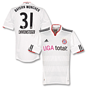 Schweinsteiger<br>Bayern Munich Away Shirt<br>2010 - 2011