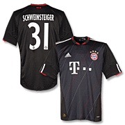 Schweinsteiger<br>Bayern Munich 3rd Jersey<br>2010 - 2011