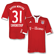 Schweinsteiger<br>Bayern Munich Home Shirt<br>2009 - 2010