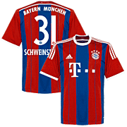 Schweinsteiger<br>Bayern Munich Home Jersey<br>2014 - 2015