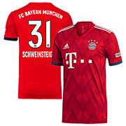Schweinsteiger<br>Bayern Munchen Home Trikot<br>2018 - 2019