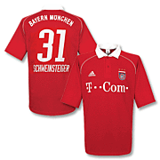 Schweinsteiger<br>Bayern München Thuisshirt<br>2005 - 2006