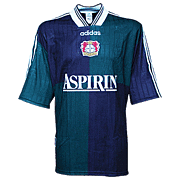 Bayer Leverkusen<br>Away Shirt<br>1997 - 1999
