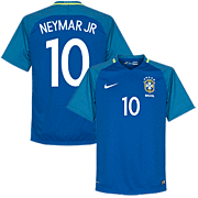 Neymar<br>Brazil Away Jersey<br>2016 - 2017