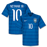 Neymar<br>Brazil Away Shirt<br>2014 - 2015