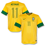 Neymar<br>Camiseta Brasil Local<br>2012 - 2013