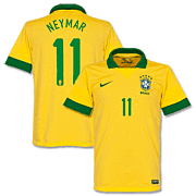 Neymar<br>BraziliëThuis Voetbalshirt<br>2013 - 2014