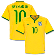 Neymar<br>Brazil Home Shirt<br>2014 - 2015