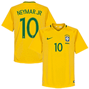 Neymar<br>Brazil Home Shirt<br>2016 - 2017