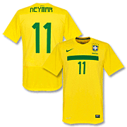 Neymar<br>Brazilië Thuisshirt<br>2011 - 2012