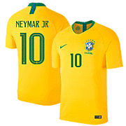 Neymar<br>Brazilië Thuisshirt<br>2018 - 2019