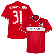 Schweinsteiger<br>Chicago Fire Home Jersey<br>2016 - 2017