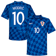 Modric<br>Kroatië Uit Voetbalshirt<br>2016 - 2017