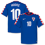 Modric<br>Kroatië Uit Voetbalshirt<br>2014 - 2015