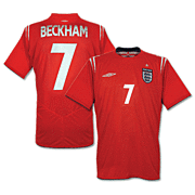 Beckham<br>Engeland Uitshirt<br>Euro 2004